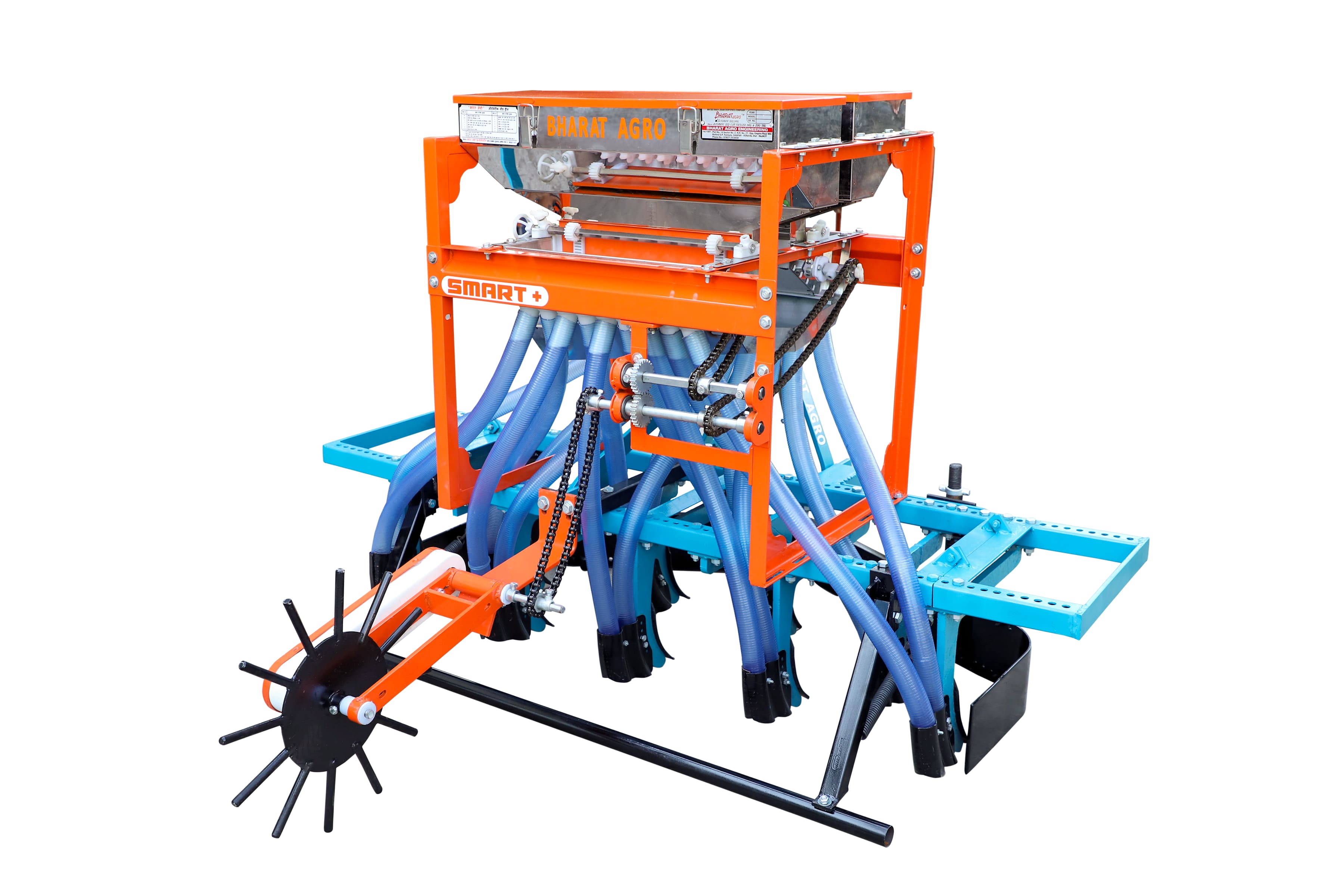 Power Tiller Operated Automatic Seed Cum Fertilizer Drill